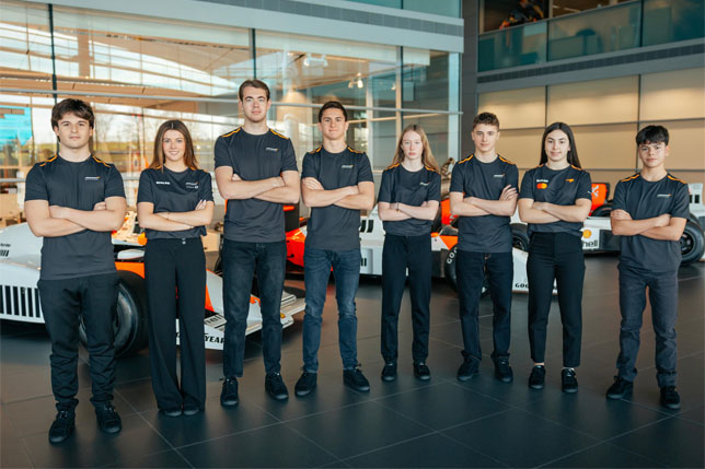 Участники молодёжной программы McLaren в 2026 году