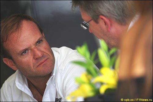 Рубенс Баррикелло и Росс Браун