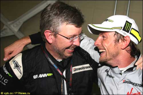 Дженсон Баттон и Росс Браун