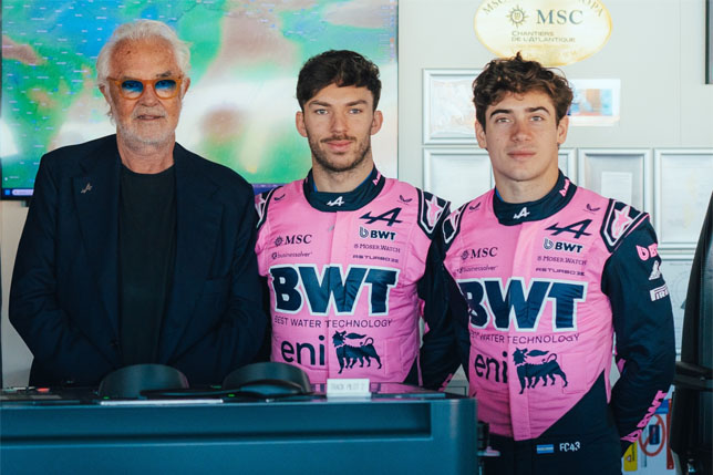 Флавио Бриаторе, Пьер Гасли и Франко Колапинто