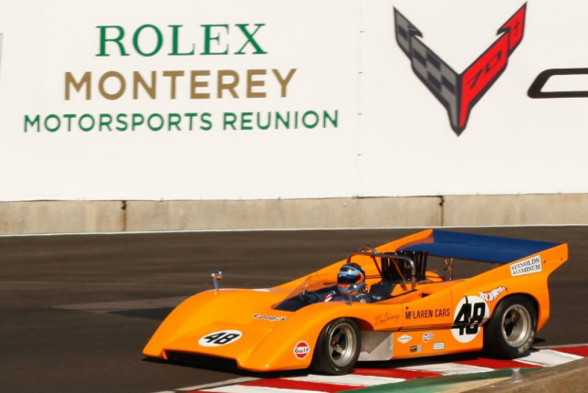 Зак Браун завоевал поул на McLaren M8D 1970 года