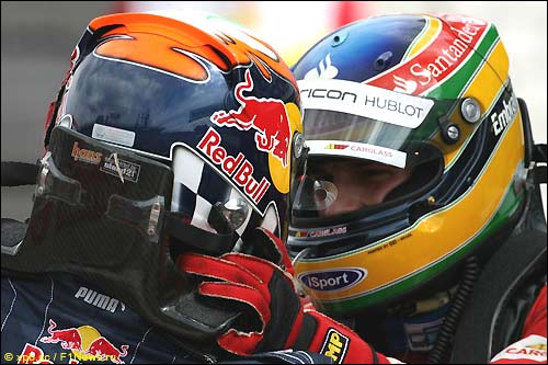 Карун Чандхок и Бруно Сенна