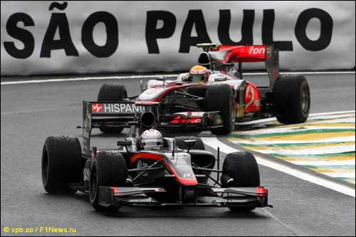 Кристиан Клин на трассе в Интерлагосе