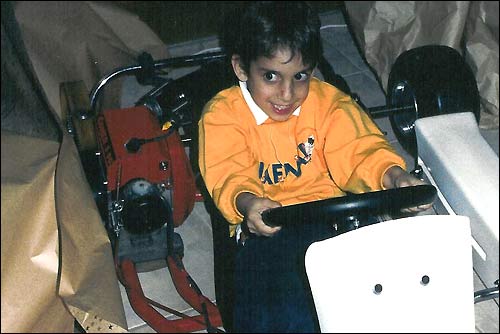 Себастьен Буэми. Детский картинг