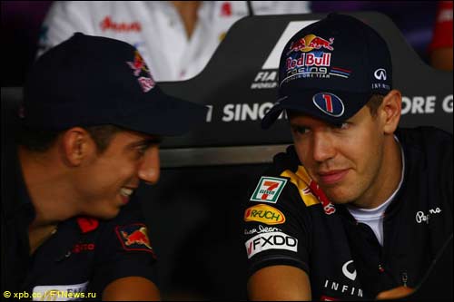 Себастьен Буэми и Себастьян Феттель