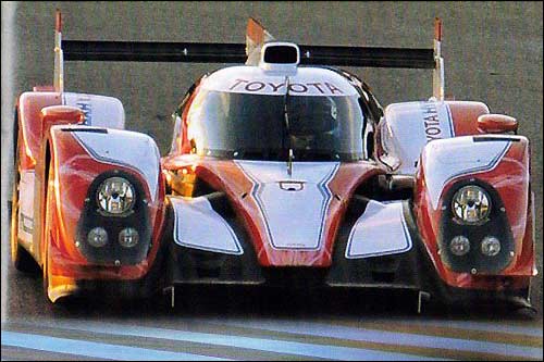 Toyota класса LMP1, подготовленная для Ле-Мана 2012-го года