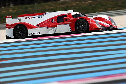 Toyota TS030 на трассе Поль Рикара