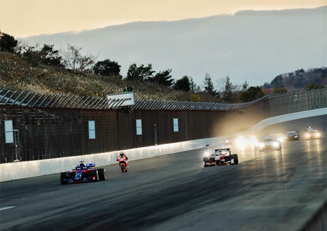 Один из эпизодов фестиваля Honda Racing Thanks Days