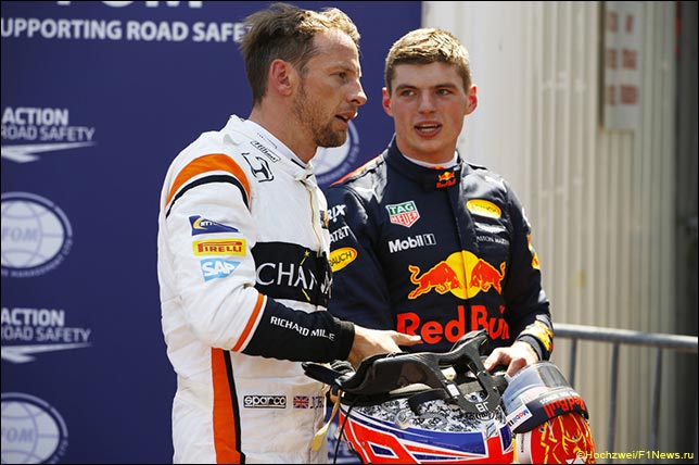 Дженсон Баттон и Макс Ферстаппен