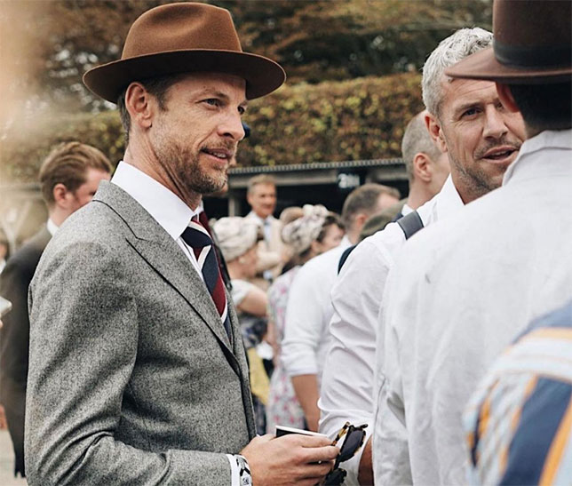 Дженсон Баттон на фестивале Goodwood Revival, фото из Instagram гонщика
