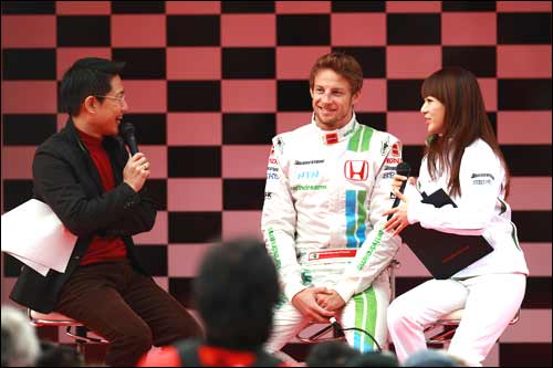 Дженсон Баттон на Honda Racing Thanks Day