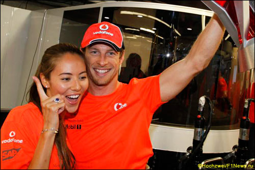 Джессика Мичибата и Дженсон Баттон