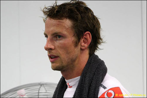 Дженсон Баттон на Гран При Сингапура 2010 года