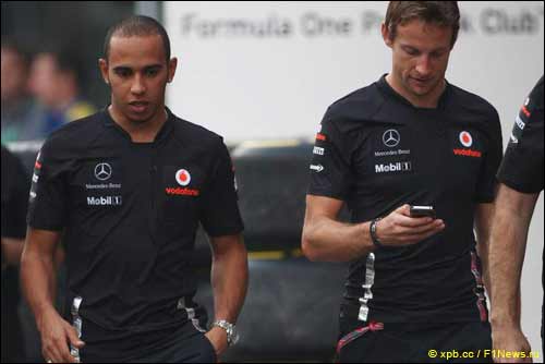 Льюис Хэмилтон и Дженсон Баттон