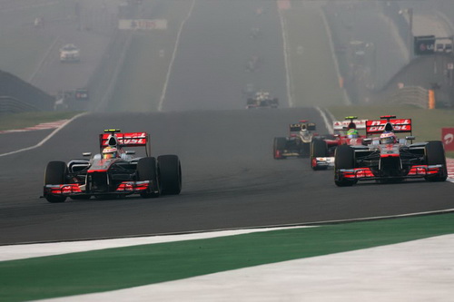 Гран При Индии. Льюис Хэмилтон и Дженсон Баттон