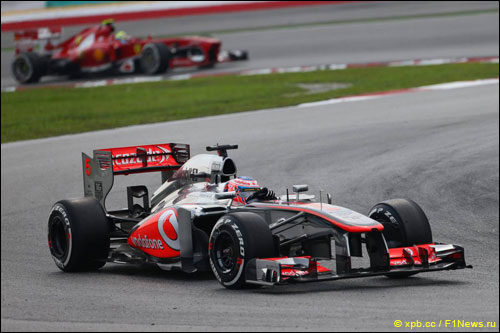 Дженсон Баттон на Гран При Малайзии