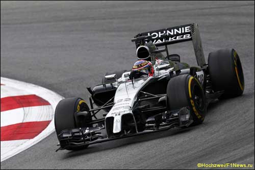 Дженсон Баттон на трассе Red Bull Ring