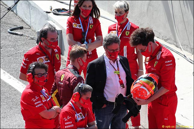 Мик Шумахер, Луис Камильери и Маттиа Бинотто