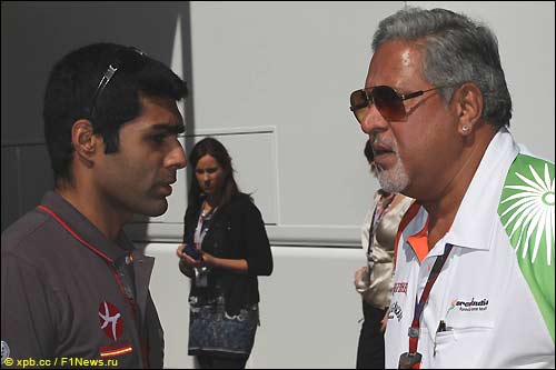 Карун Чандхок и Виджей Малья