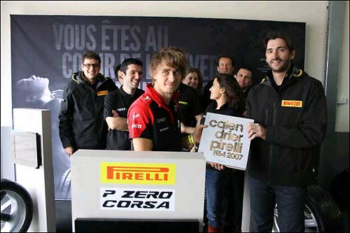 Шарль Пик на мероприятнии Pirelli в Ле-Кастелле