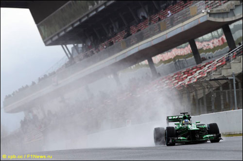 Шарль Пик на тестах в Барселоне