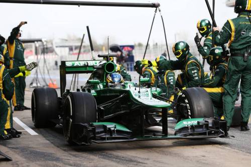 Шарль Пик на тестах в Барселоне