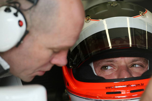 Джок Клиа (слева) и Рубенс Баррикелло