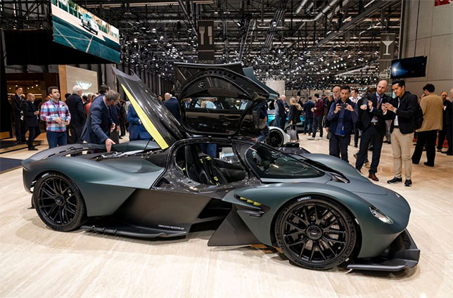 Прототип Aston Martin Valkyrie на Женевском автосалоне, фото пресс-службы Aston Martin