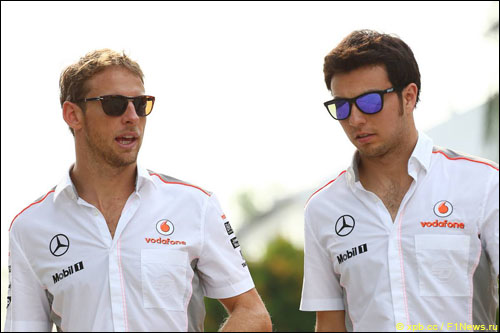 Дженсон Баттон и Серхио Перес