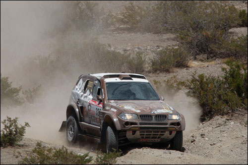 BMW Александра Мироненко на трассе "Дакара"