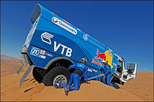 У камазовцев дела пока складываются не слишком здорово