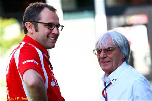 Стефано Доменикали и Берни Экклстоун