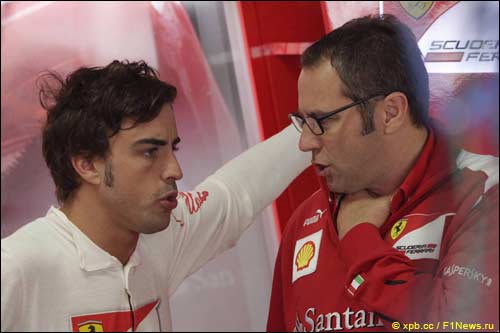 Стефано Доменикали и Фернандо Алонсо