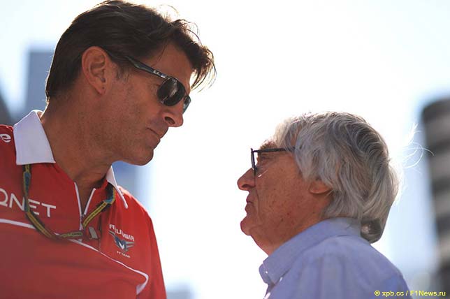 Грэм Лоудон и Берни Экклстоун