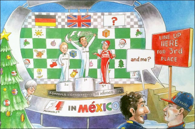 Рождественская открытка Берни Экклстоуна