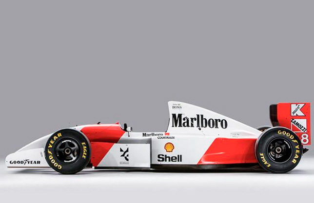 McLaren MP4/8A 1993 года. Фото Bonhams 