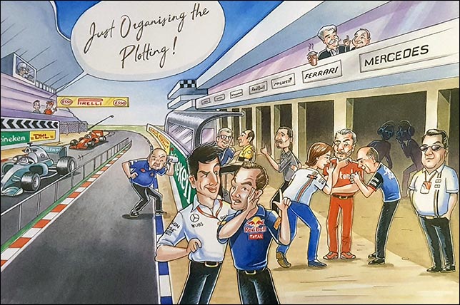 Рожденственская открытка Берни Экклстоуна