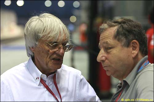 Берни Экклстоун и Жан Тодт