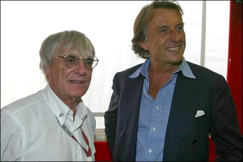 Берни Экклстоун и Лука ди Монтедземоло