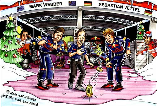 Рождественская открытка от Берни Экклстоуна