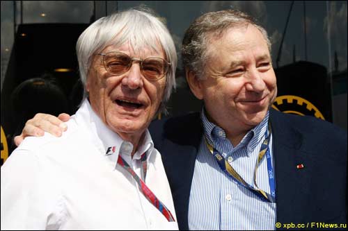 Берни Экклстоун и Жан Тодт