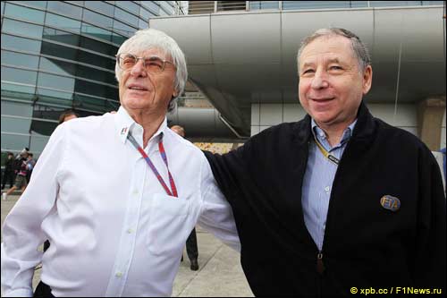 Берни Экклстоун и Жан Тодт