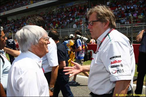 Берни Экклстоун и Норберт Хауг