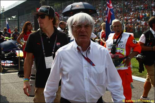 Берни Экклстоун на прошлогоднем Гран При Италии