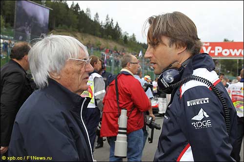 Адам Парр и Берни Экклстоун