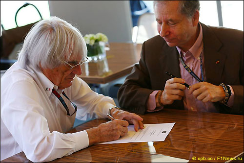 Берни Экклстоун и Жан Тодт