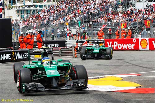 Маркус Эриксон и Камуи Кобяши. Гран При Монако