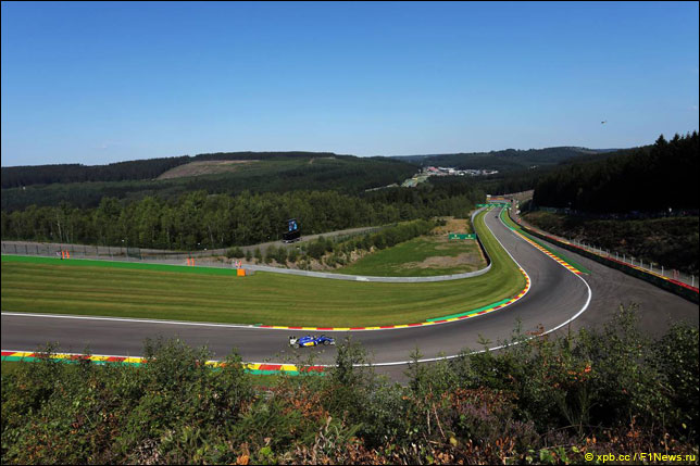 Маркус Эриксон в Спа