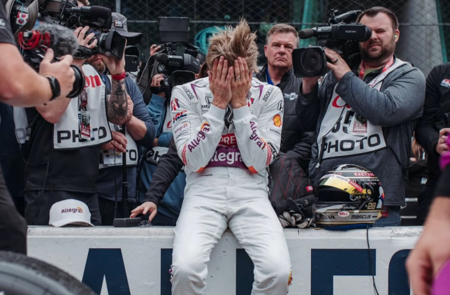 Маркус Эрикссон после фининиша Indy 500, фото из социальных сетей