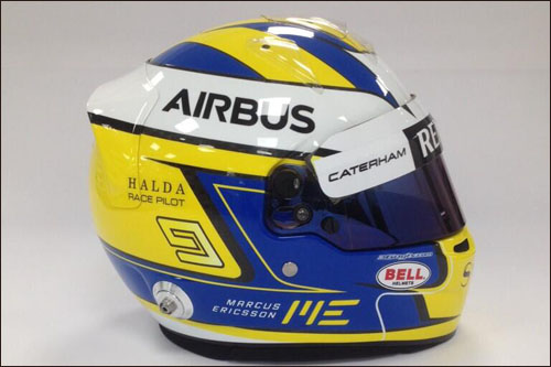 Шлем Маркуса Эриксона